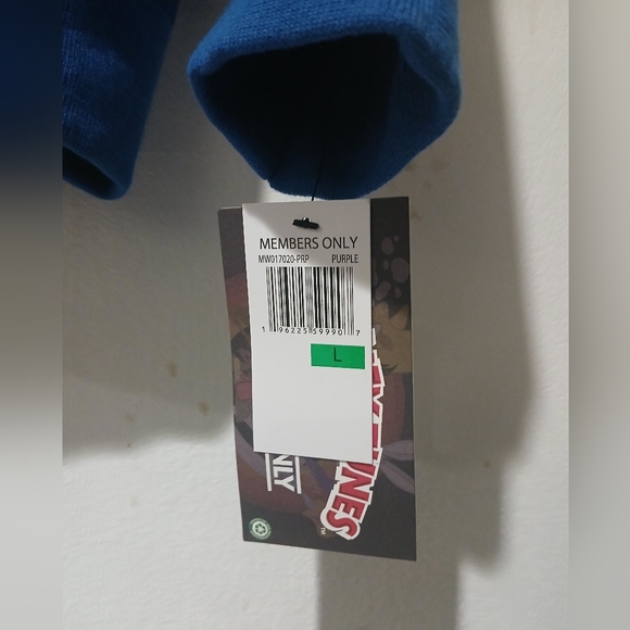 Looney Tunes × Members Only color Block Windbreaker Men's Size: L (NEW) - Picture 5 of 11